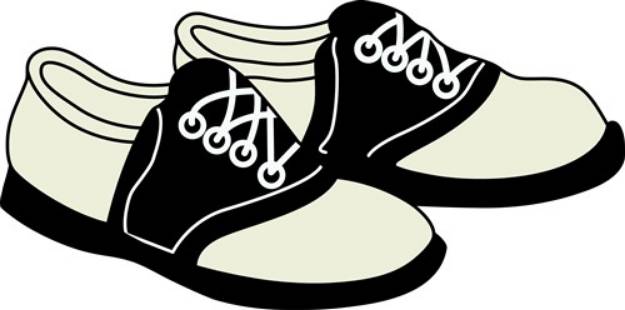 Picture of Saddle Shoes SVG File