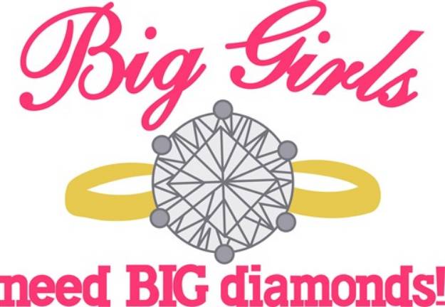 Picture of Big Diamonds SVG File