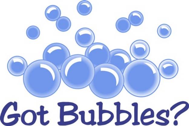 Picture of Got Bubbles? SVG File