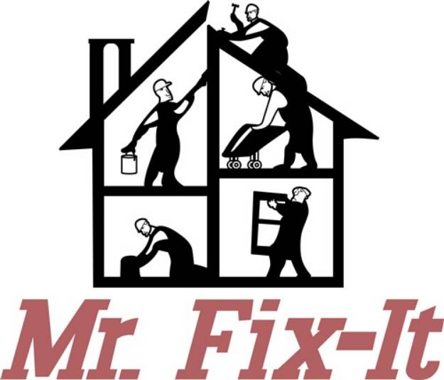 Picture of Mr. Fix-it SVG File