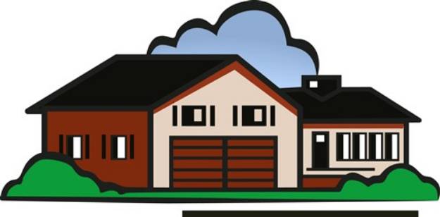 Picture of Residential House SVG File