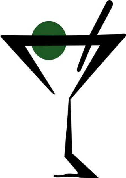 Picture of Martini Glass SVG File