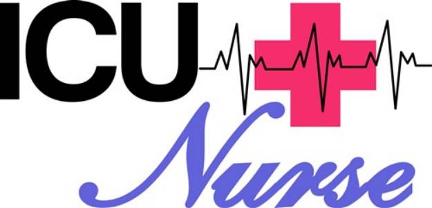 Picture of ICU Nurse SVG File
