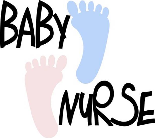 Picture of Baby Nurse SVG File