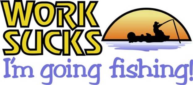 Picture of Going Fishing SVG File