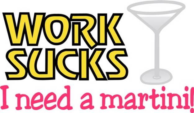 Picture of Need a Martini  SVG File