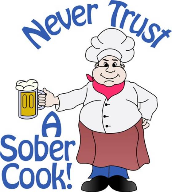 Picture of Sober Cook SVG File