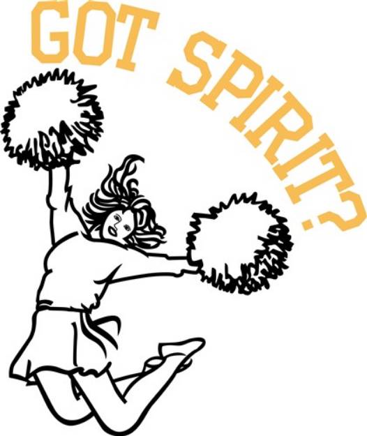 Picture of Got Spirit? SVG File