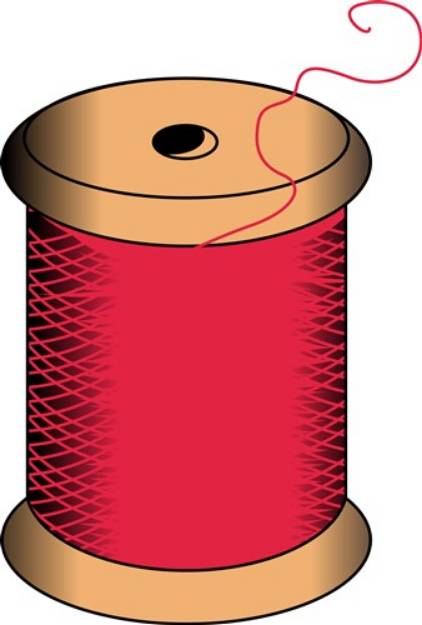 Picture of Spool of Thread SVG File