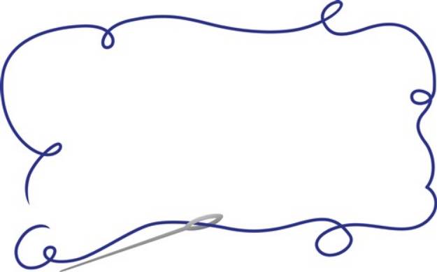 Picture of Needle and Thread SVG File