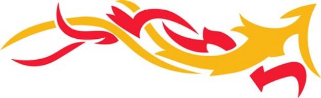 Picture of Flames Dragon SVG File