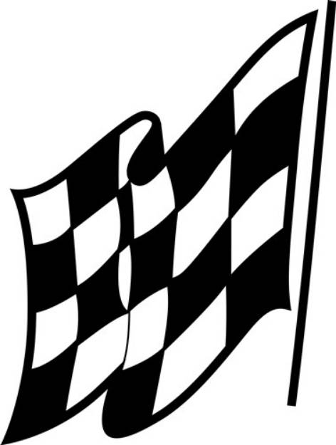 Picture of Checkered Racing Flag SVG File