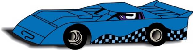 Picture of Race Car SVG File