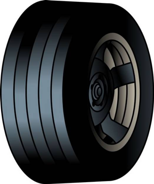 Picture of Tire SVG File