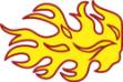 Picture of Flame Applique SVG File