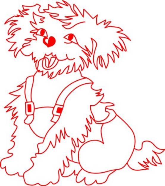 Picture of Little Dog Laughed SVG File