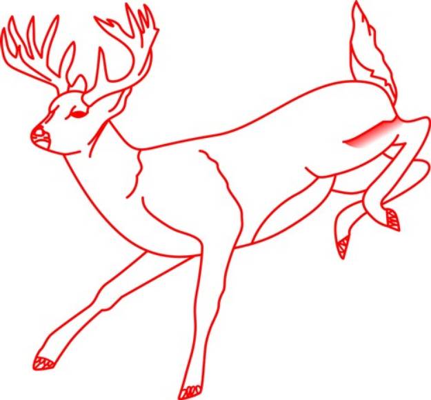 Picture of White Tail  Deer SVG File