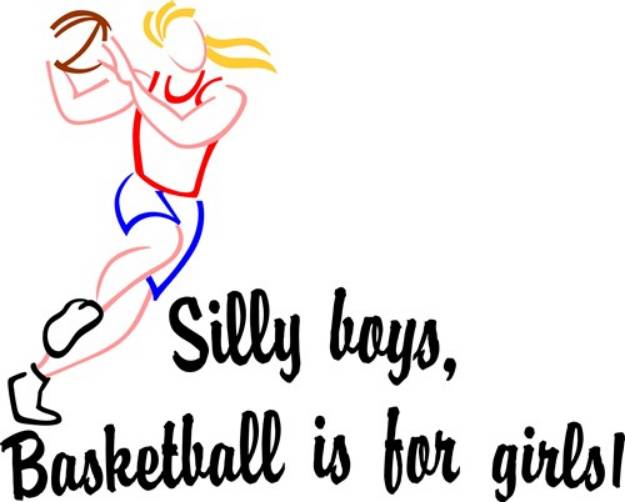 Picture of Basketball Girls SVG File