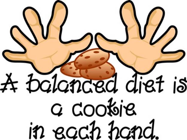 Picture of Balanced Diet SVG File