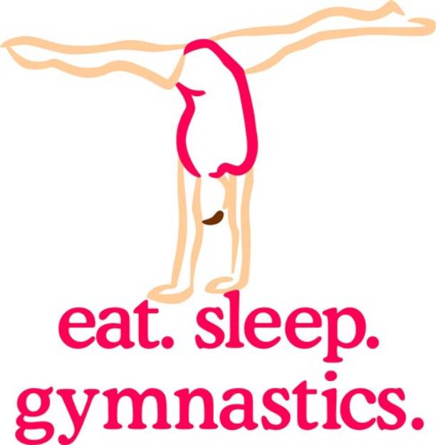 Picture of Gymnastics  SVG File