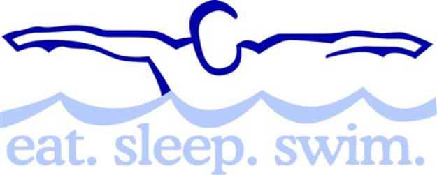 Picture of Swim  SVG File