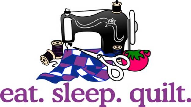 Picture of Quilt (Machine) SVG File
