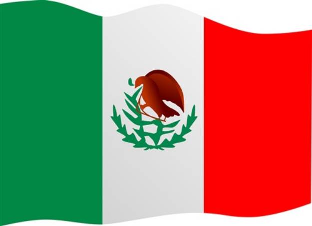 Picture of Mexico Flag SVG File