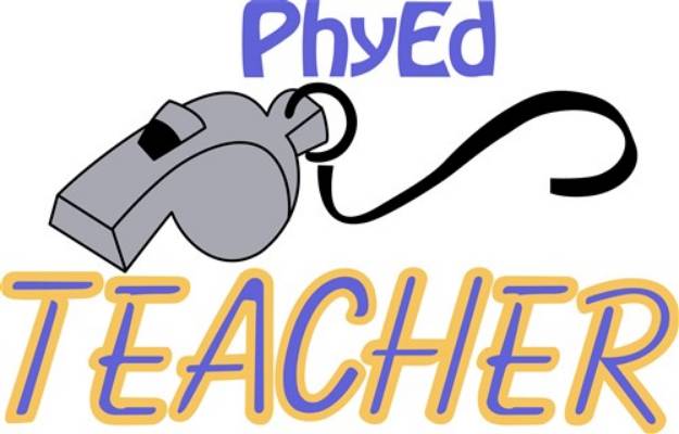 Picture of PhyEd Teacher SVG File