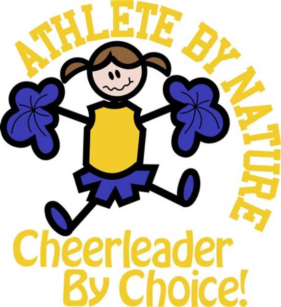 Picture of Cheerleader By Choice SVG File