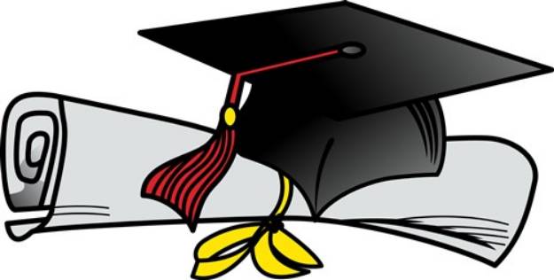 Picture of Cap and Diploma SVG File