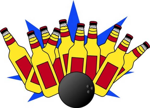 Picture of Beer Bowling SVG File