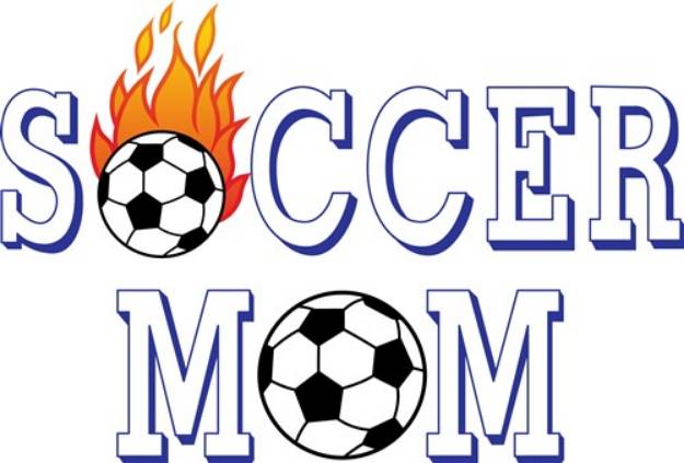 Picture of Soccer Mom SVG File