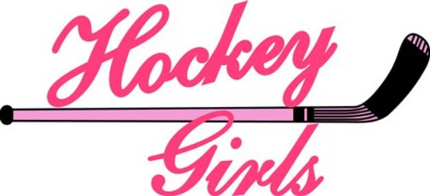 Picture of Hockey Girl SVG File