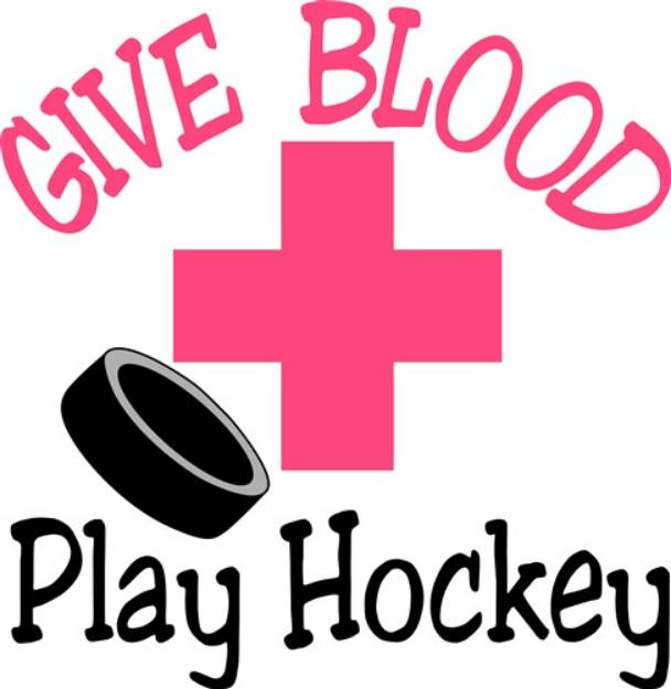 Picture of  Play Hockey SVG File
