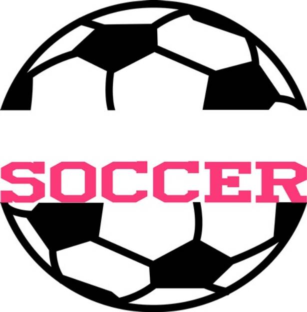 Picture of Soccer Name Drop SVG File