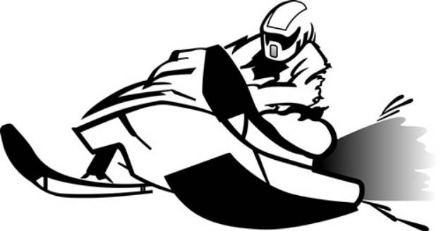 Picture of Snowmobile SVG File