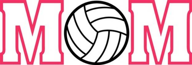 Picture of Volleyball Mom SVG File