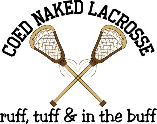 Picture of Naked Lacrosse SVG File