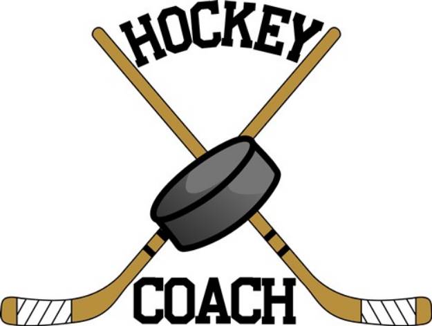 Picture of Hockey Coach SVG File