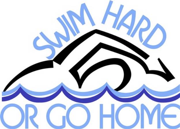Picture of Swim Hard SVG File