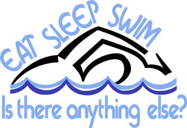 Picture of Eat Sleep Swim SVG File