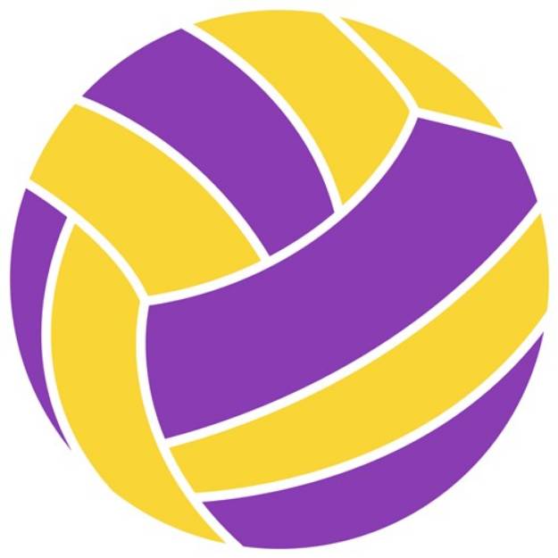 Picture of Colorful Volleyball SVG File