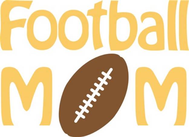 Picture of Football Mom SVG File