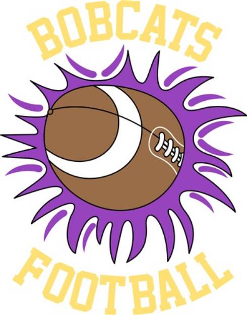 Picture of Bobcats Football SVG File