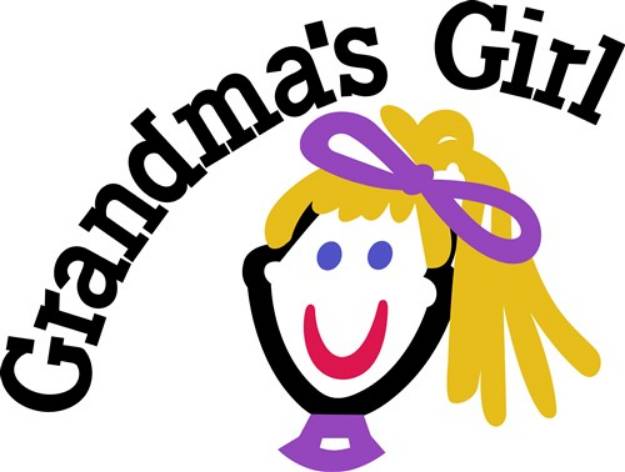 Picture of Grandmas Girl SVG File