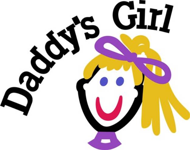 Picture of Daddys Girl SVG File