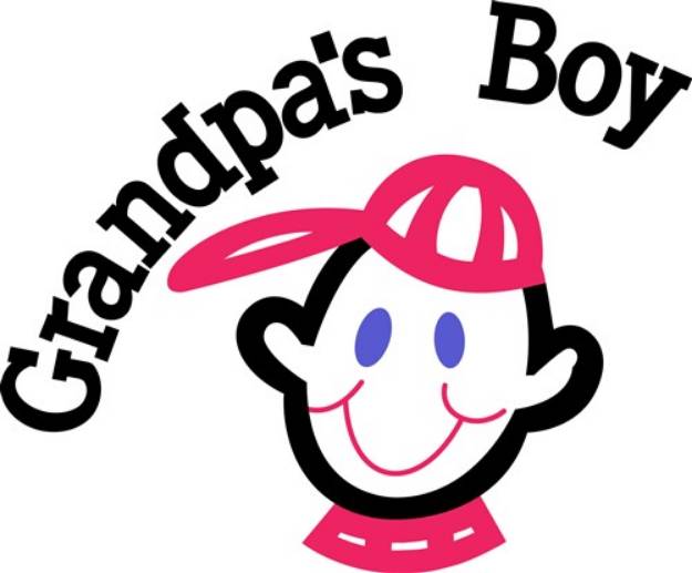 Picture of Grandpas Boy SVG File