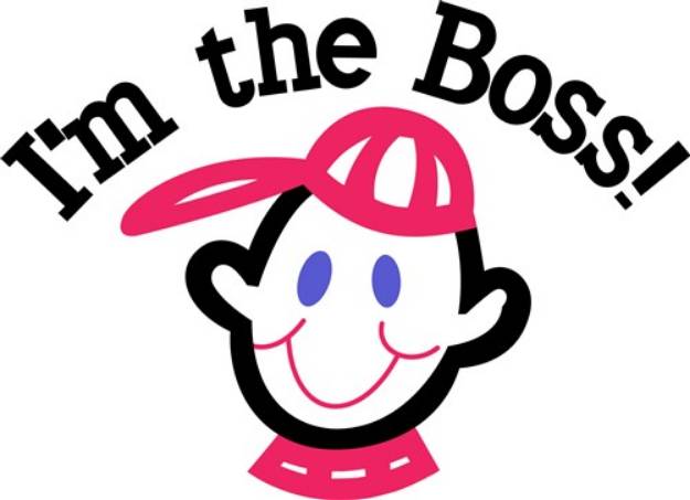 Picture of Im The Boss SVG File