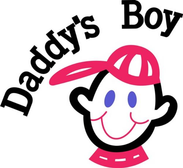 Picture of Daddys Boy SVG File