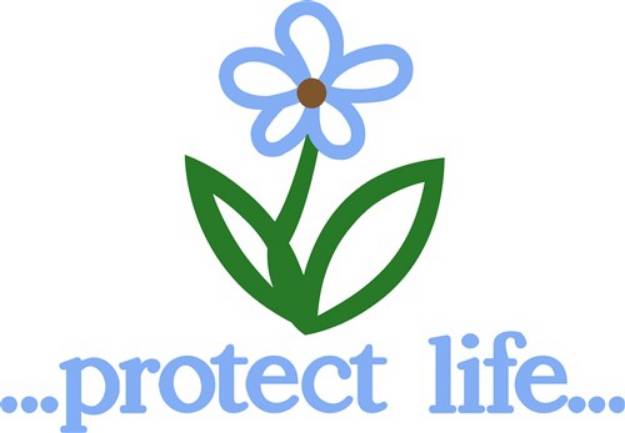 Picture of Protect Life SVG File